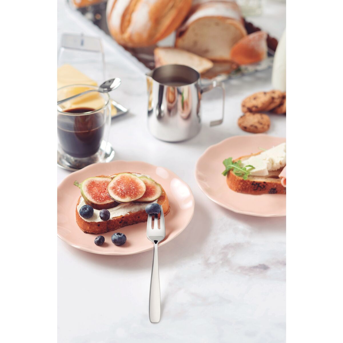 tramontina amazonas stainless-steel cake fork set of 6